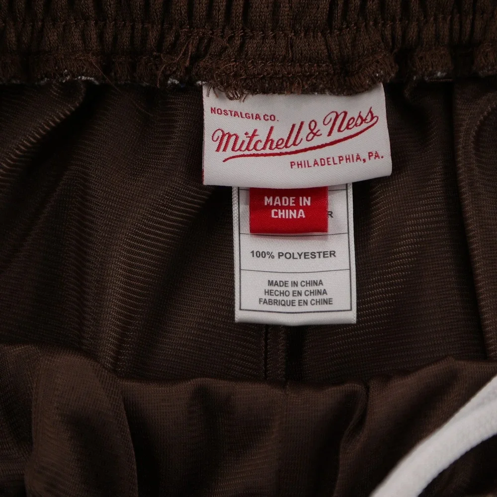Mitchell & Ness Cleveland Browns NFL Mesh Shorts Brown White Men 3XL Brownie Elf